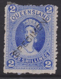 Queensland Sc#74 No Gum Specimen