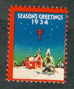 Christmas Seal from 1934 MNH single
