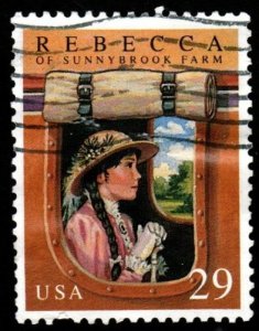 SC# 2785 - (29c) - Classic Book - Rebecca of Sunnybrook Farm, used single