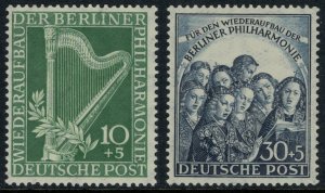 Germany #9NB4-5* NH  CV $110.00