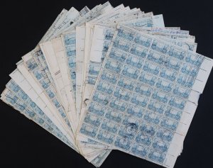 U.S. Used #788 4c Army & Navy Reassembled Sheets of 50 (Lot of 40). Unique!