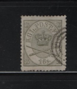 DENMARK 15 Used, 1864-68 Royal Emblems