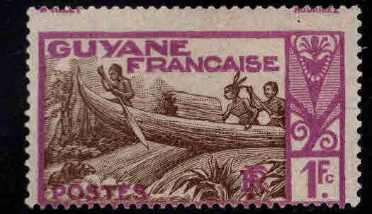 French Guiana Scott 133 MH* stamp