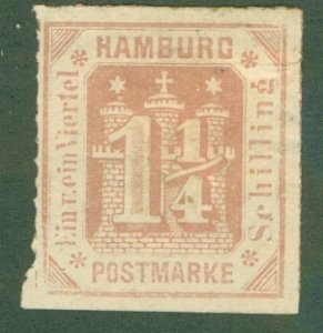 HAMBURG-GERMANY 25 MH (RL) 3797 CV $12.50 BIN $4.50