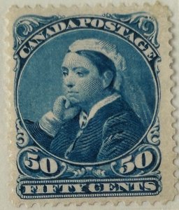 Canada #47 MINT VF LH -Small Queen Issue C$600.00