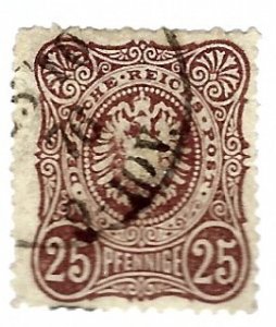 Germany SC#33 Used Fine sh perfs, hr....Worth checking out!