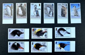 British Antarctic Territory, 2018  Penguins and Chicks, MNH Set.