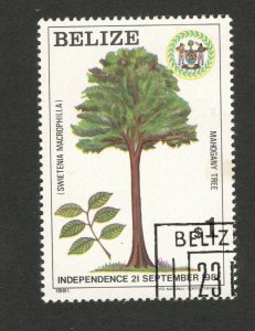 BELIZE - USED STAMP-TREES - 1981.