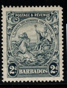 BARBADOS SG232 1925 2d GREY MTD MINT