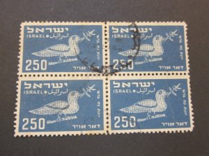 Israel 1950 Sc C6 BLK(4) FU