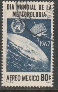 MEXICO C323, World Meteorological Day Tiros Satel Used. VF. (1166)