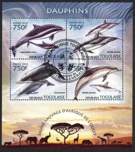 Togo 2013 Dolphins sheet Used / CTO