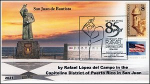 21-161, 2021, Rafael Lopez del Campo, Event Cover, Pictorial Postmark, San Juan 