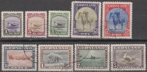 Greenland #10-18  F-VF Used CV $382.50 (A14119)