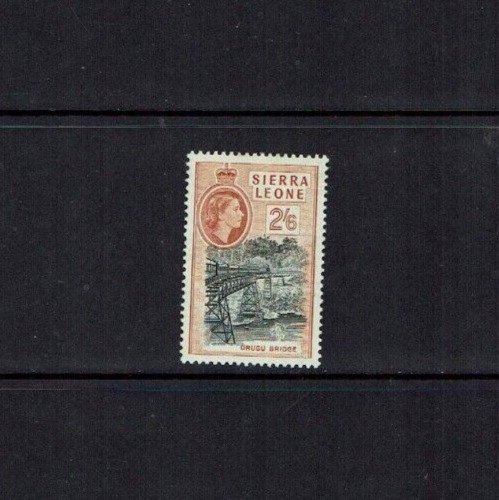 Sierra Leone: 1956, Queen Elizabeth definitive, 2/6d, MLH