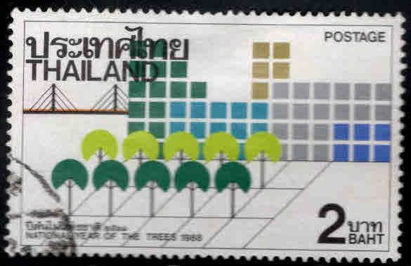 THAILAND Scott 1265 Used Arbor day stamp