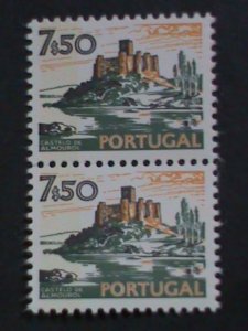​PORTUGAL-1974 SC#1214-AMOURAL CASSTLE - MNH-PAIR -KEY STAMPS-VERY FINE