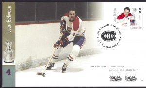 Canada scott 3028 Canadian Hockey Legend - Jean Beliveau 2017