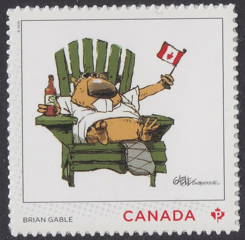 Canada 3297 Editorial Cartoonists Brian Gable P single MNH 2021