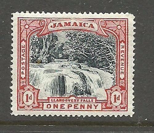 Album Treasures Jamaica Scott # 32 1p Llandovery Falls Mint Lightly Hinged