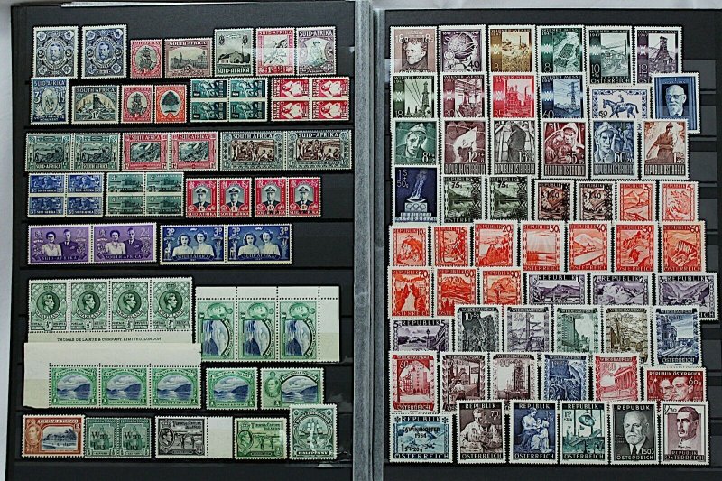 RESERVED Worldwide collection Europe Asia Latin America sets, single Mint Stamps