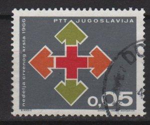 Yugoslavia Postal tax 1966 - Scott RA31 used - Arrows