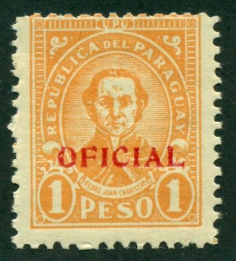 Paraguay 1935 #O96 MH SCV (2018) = $0.35