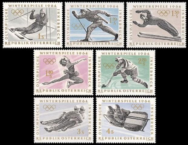 Austria - Mi. 1136-42 (Olympics) - MNH - M3926