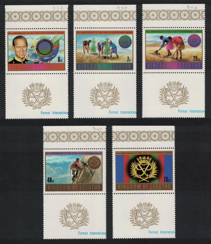 Lesotho 25th Anniversary of Duke of Edinburgh Award 5v Label SG#462-466