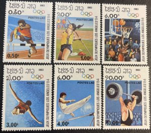 LAOS # 429-434--MINT NEVER/HINGED---COMPLETE SET---1983