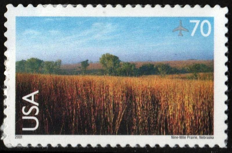 SC#C136 70¢ Nine-Mile Prairie Single (2001) SA