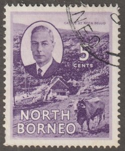 North Borneo, stamp, Scott#248,  used, hinged,  5 cents