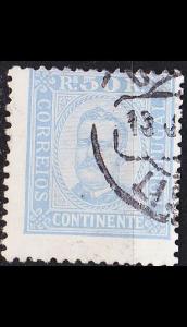 PORTUGAL [1892] MiNr 0071 yA blau ( O/used )