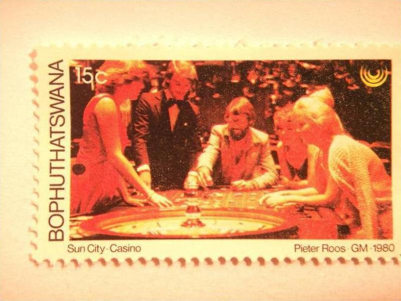 BOPHUTHATSWANA, 1980 15c MNH Tourism, Casino SG 66 value £ 0.45