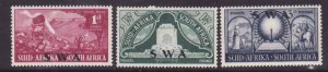 South-West Africa-Sc#163-5- id9-unused og NH set-Voortrekker monument-1949-