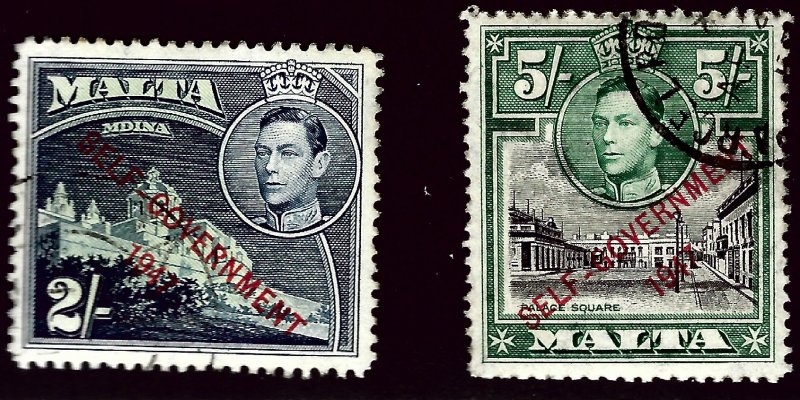 Malta SC#202, 204 Used VF...Fill a key Spot!!