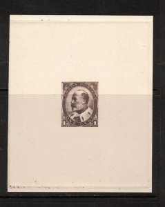 Canada #89e-Ae Minus & Pratt Extra Fine Large Die Essay In Black On Diagonal