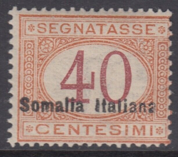 Italy Somalia Tax n.27 cv 420$ MH* - RARE