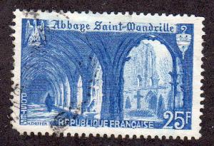 France 623 - Used-LH - St. Wandrille Abbey