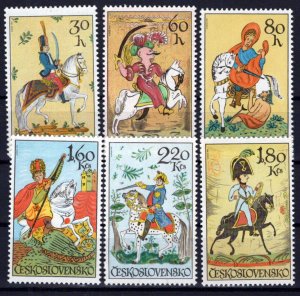 Czechoslovakia 1837-1842 MNH Miltary Horesemen on Ceramic Tile ZAYIX 0224M0066M