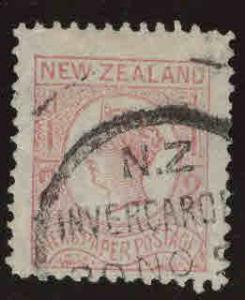 New Zealand Scott P3 Used Victoria newspaper stamp