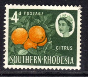 Southern Rhodesia 1964 QE2 4d Citrus Fruit used SG 96 ( R1183 )