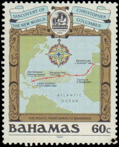 Bahamas #725-728, Complete Set(4), 1991, Never Hinged