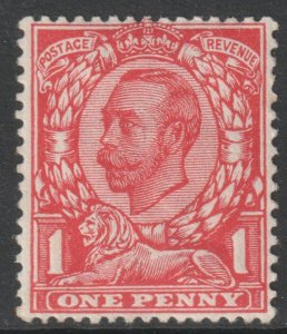 GB Scott 158 - SG345, 1912 Simple Cypher 1d Downey Head MH*