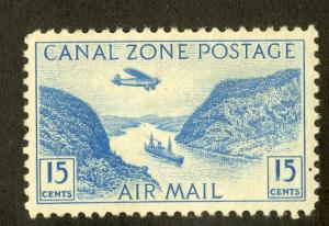 CANAL ZONE C10 MH SCV $1.25 BIN $0.50 AIRPLANES