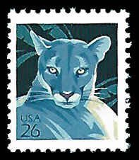 PCBstamps   US #4137 26c Wildlife-Florida Panther, MNH, (39)