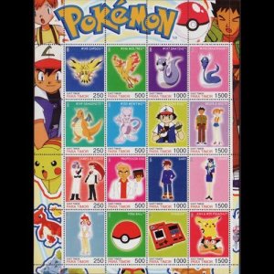 TIMOR 2001 - Sheet-Pokemon NH