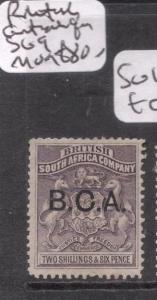 British Central Africa BCA SG 9 MOG (10dlr)