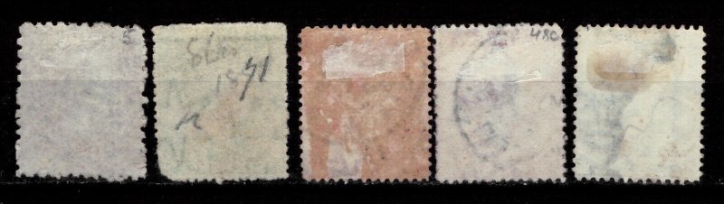 St. Vincent QV 1862/89 ☀ 4p ☀ sg.5, 26a, 48, 48a, 49