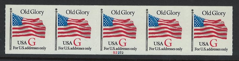 US Scott 2992 MNH! Coil Strip of 5! #s2222 2